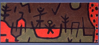 Staw w Parku - Malarstwo autorstwa Paul Klee