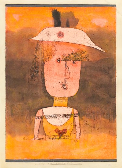 Portret pani P. na południu autorstwa Paul Klee