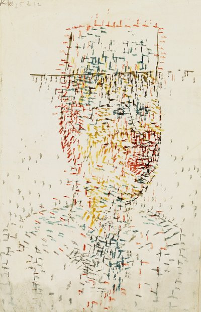 Portret młodego mężczyzny autorstwa Paul Klee