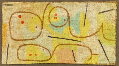 Leżąca, ok. 1937 (olej na płótnie) autorstwa Paul Klee