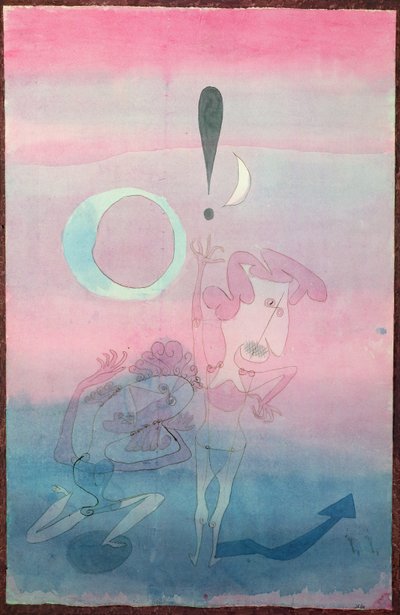 Scena z baletu „Fałszywa przysięga” autorstwa Paul Klee