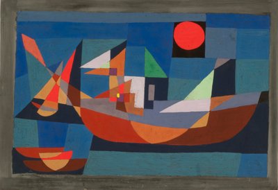 Statki w spoczynku, 1927. autorstwa Paul Klee