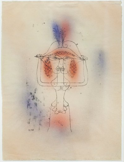 Śpiewak opery komicznej autorstwa Paul Klee