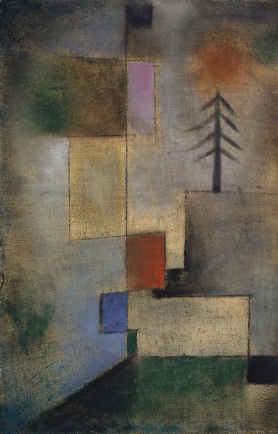 Mały obraz jodły autorstwa Paul Klee