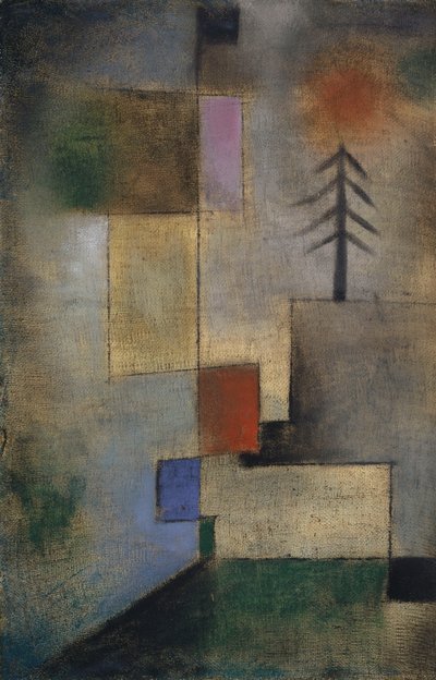 Mały obrazek choinki, 1922. autorstwa Paul Klee