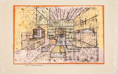 Przestrzeń Domów, 1921. autorstwa Paul Klee