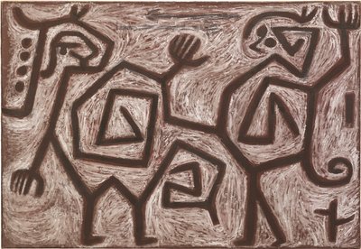 Duet Sprzeczka, 1938. autorstwa Paul Klee