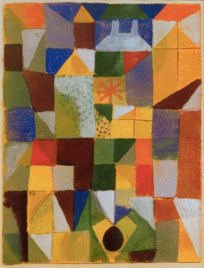 Kompozycja miejska z d. żółte okna autorstwa Paul Klee