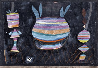 Martwa natura z kostką autorstwa Paul Klee