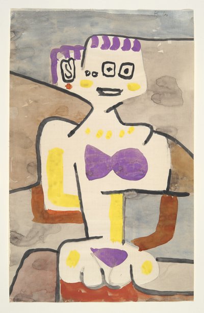 Dziewczyna z północy, ok. 1939 r. (akwarela) autorstwa Paul Klee