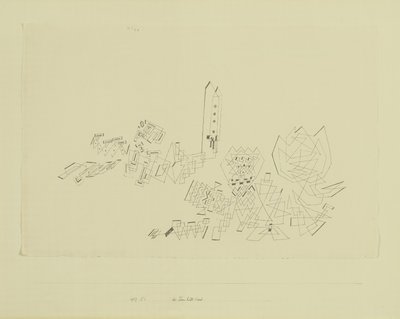 Башня выдерживает Attackpolish autorstwa Paul Klee