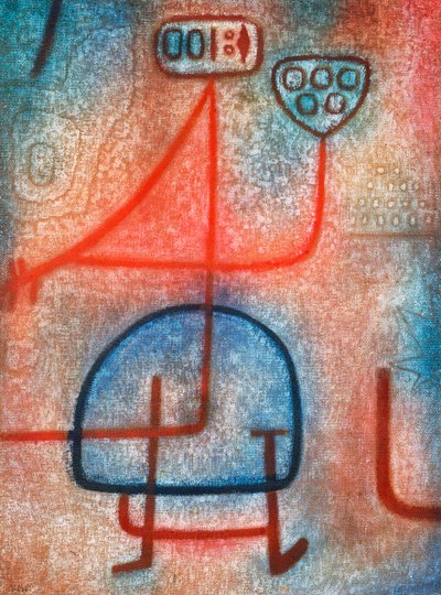 O lindo jardineiro (óleo sobre tela) polonês autorstwa Paul Klee