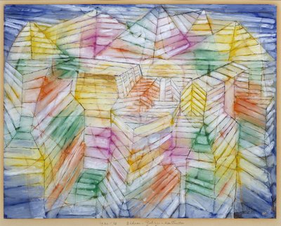 Teatr-Góra-Budowa autorstwa Paul Klee