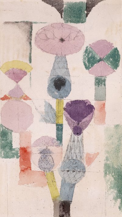 Flor de Cardo; Distelblutepolish autorstwa Paul Klee