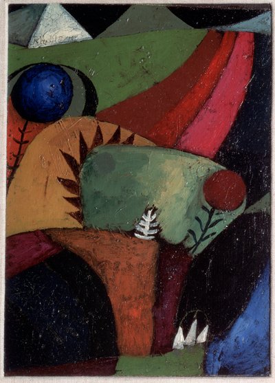 Trzy dzwonki - malowanie autorstwa Paul Klee