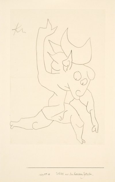 Urchs z epoki heroicznej, 1939. autorstwa Paul Klee