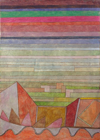 Widok na żyzny kraj, 1932. autorstwa Paul Klee