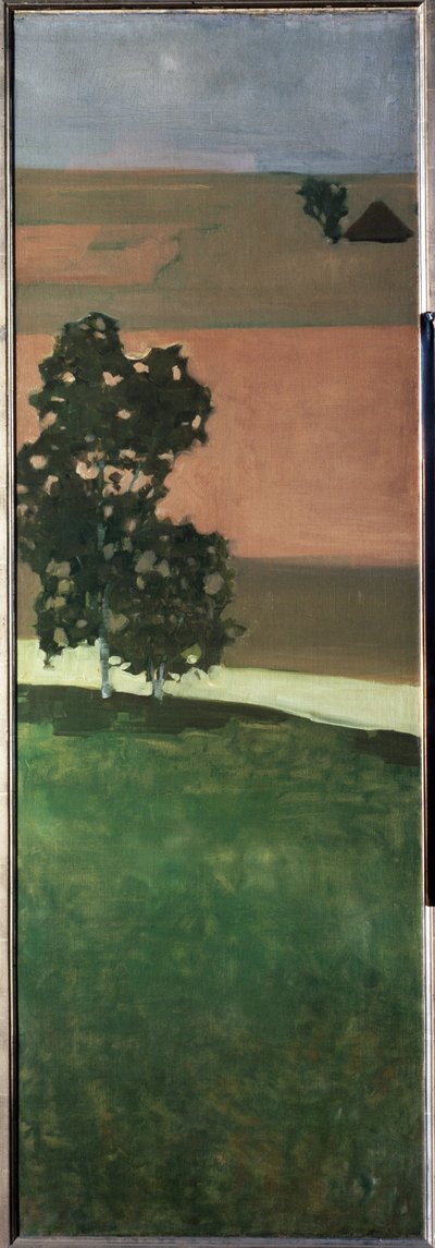 Widok na dolinę Aar, Szwajcaria - Malarstwo autorstwa Paul Klee