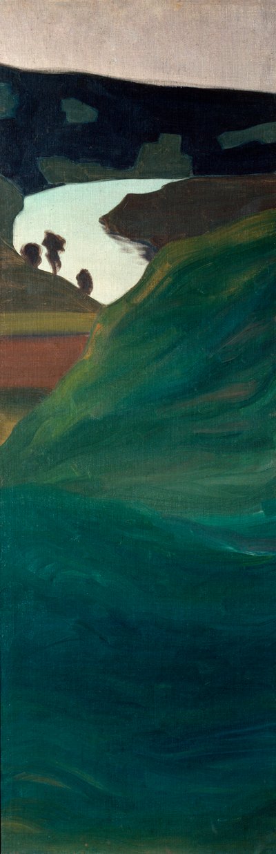 Widok na dolinę rzeki Aar (Malarstwo autorstwa Paul Klee