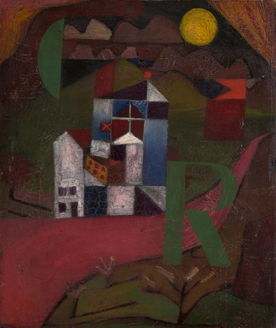 Willa R. Dom przy drodze, 1919 r. autorstwa Paul Klee