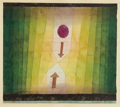 Vor dem Blitz Before the Lightning, 1923. autorstwa Paul Klee
