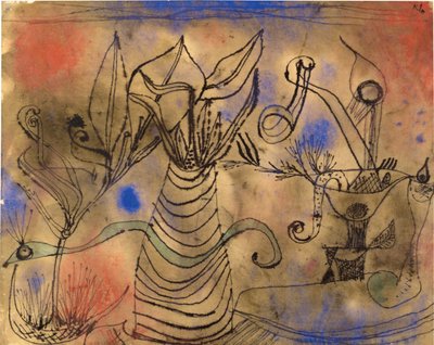 Z wężem, 1924. autorstwa Paul Klee