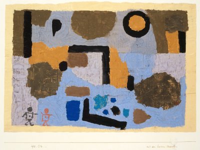 Z dwoma zaginionymi, 1938. autorstwa Paul Klee