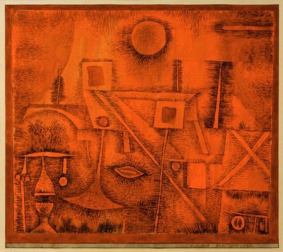 sceniczno-fizjonomiczny autorstwa Paul Klee