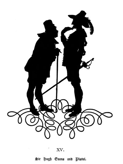Sir Hugh Evans i Pistolet autorstwa Paul Konewka
