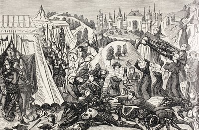 Po bitwie pod Hastings, 14 października autorstwa Paul Lacroix