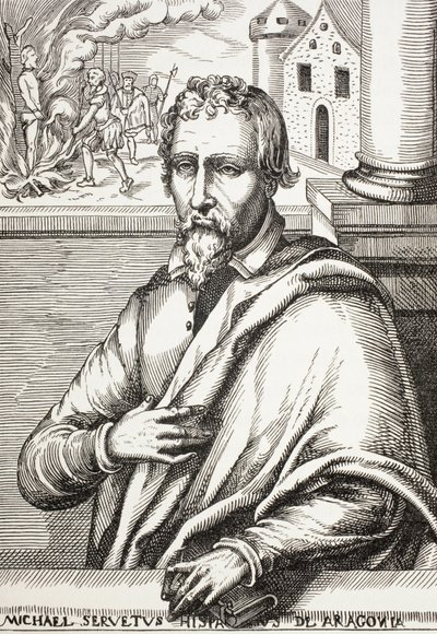 Michael Servetus, znany również jako Miguel Servet lub Miguel Serveto autorstwa Paul Lacroix