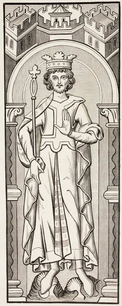 Filip II 1245-1285, zwany Śmiałym, król Francji. autorstwa Paul Lacroix