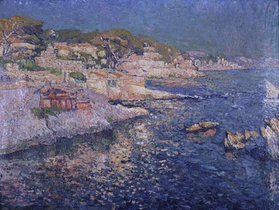 Klify na wybrzeżu Marsylii autorstwa Paul Leduc