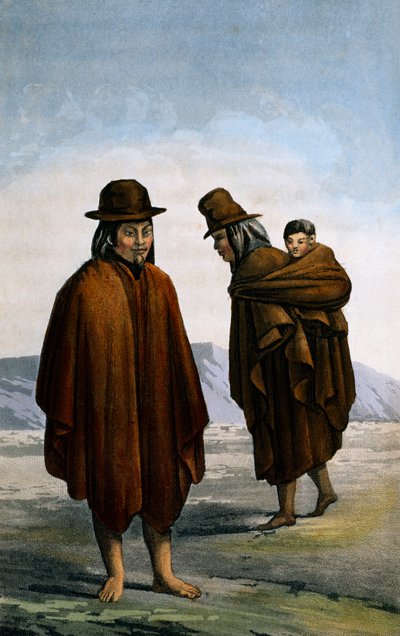 Zwykli Indianie Bogoty, rycina Paul Legrand autorstwa Paul Legrand