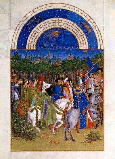 maj, 1412-1416 autorstwa Paul Limbourg