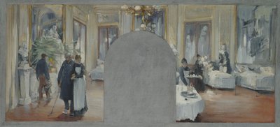 Wnętrze Teatru Francais, 1871 autorstwa Paul Louis Delance