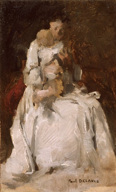 „Matka i dziecko”, 1880-1900 autorstwa Paul Louis Delance