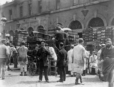 Targ Billingsgate, Londyn, 1893 autorstwa Paul Martin