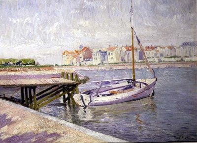 Lądowisko, ok. 1925 (olej na płótnie) autorstwa Paul Mathieu