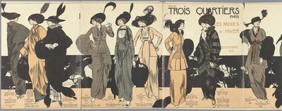 W trzech czwartych Paryża, moda zimowa 6 października 1913 r autorstwa Paul Méras