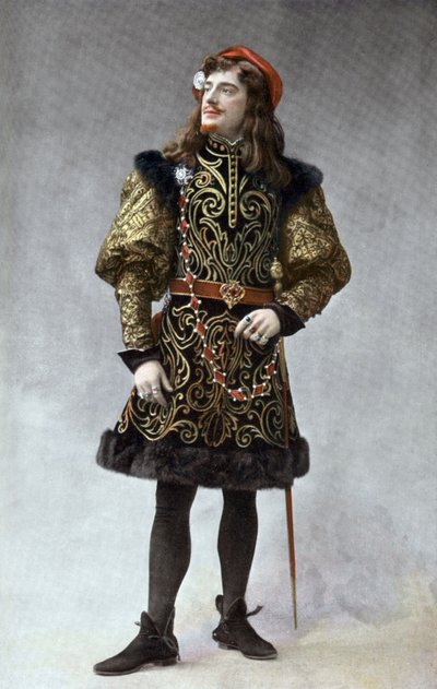 Francuski komik Jean Perier (1869-1954) jako Giorgio d