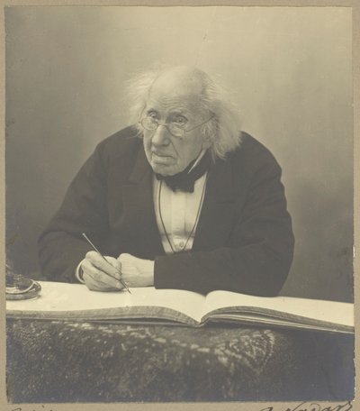 Marie-Eugene Chevreul autorstwa Paul Nadar