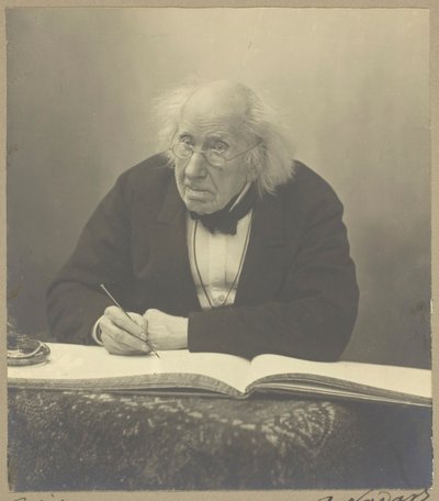 Marie-Eugene Chevreul, 1886. autorstwa Paul Nadar