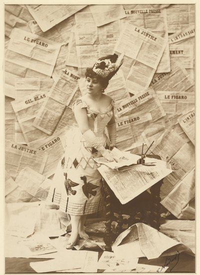 [Mlle Beaumaine, Théâtre des Variétés]. autorstwa Paul Nadar
