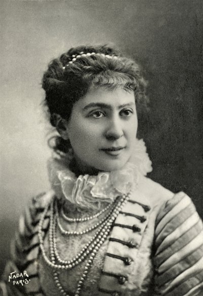 Portret Blanche Baretta - Worms (zdjęcie) autorstwa Paul Nadar