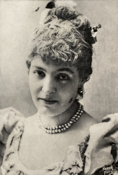 Portret Emilie Mily Meyer (zdjęcie) autorstwa Paul Nadar