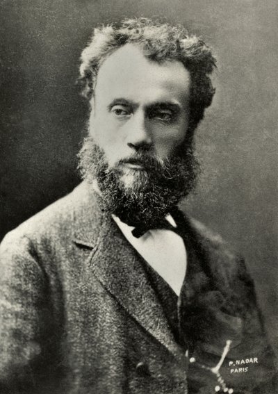 Portret Jeana Paula Laurensa (zdjęcie) autorstwa Paul Nadar