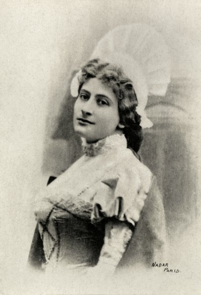 Portret Lucienne Breval (zdjęcie) autorstwa Paul Nadar