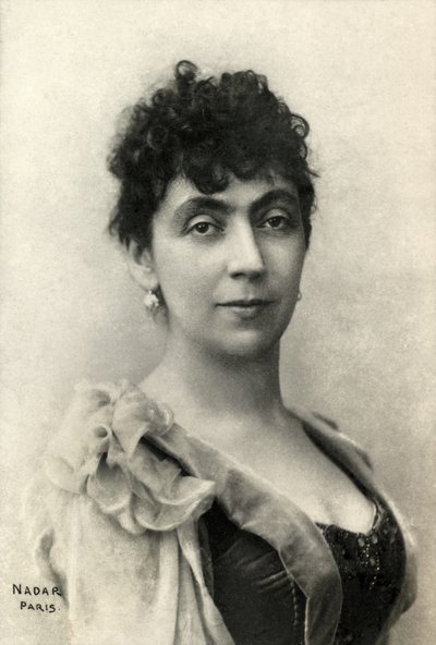 Portret Madeleine Lemaire (zdjęcie) autorstwa Paul Nadar