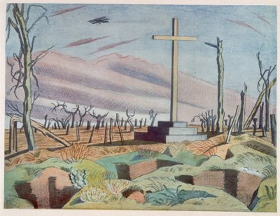 Kanadyjski pomnik, od brytyjskich artystów na froncie, kontynuacja frontu zachodniego, część trzecia, Paul Nash autorstwa Paul Nash